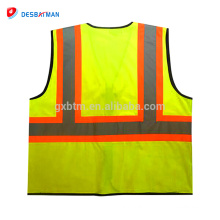 ANSI Classe 2 Hi-Vis Colete Malha Colete de Segurança de Alta Visibilidade Colete Workwear